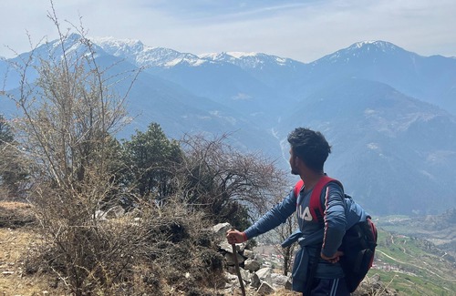 Kharsali Casa | Room 1 - Wondering himalaya view from Our homestay . Fantastic View and nature