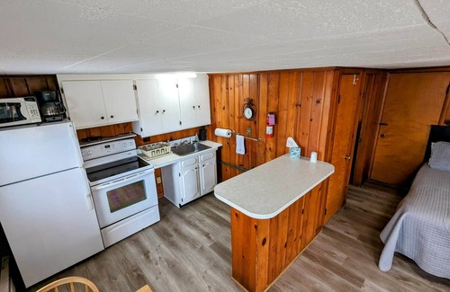 Lewiston Apartamento | Room 9 Kitchenette - Riverside Motel - 1 Queen, 1 Sofa bed