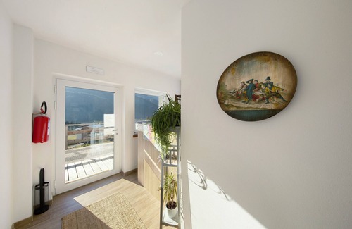 Domegge di Cadore Apartamento | Habitación 'Camera S Verde Bagno Esterno Privat' con vistas al lago, terraza compartida y Wi-Fi
