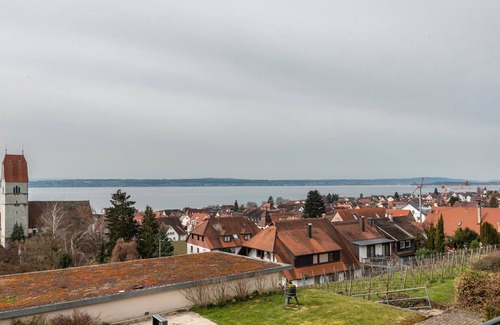 Hagnau Apartamento | Habitación 'Doppelzimmer Mit Balkon' con vistas al lago, balcón y Wi-Fi