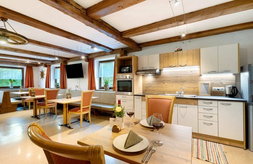 Valle Aurina Apartamento | Habitación 'Ederhof 5' con vistas a la montaña, terraza compartida y Wi-Fi