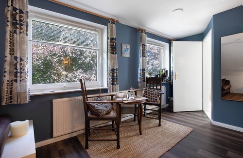 Olderup Apartamento | Habitación 'Ferienappartement Lillesoster' con terraza compartida, jardín compartido y Wi-Fi