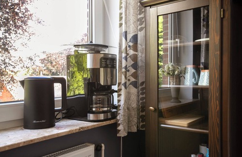 Olderup Apartamento | Habitación 'Ferienappartement Lillesoster' con terraza compartida, jardín compartido y Wi-Fi