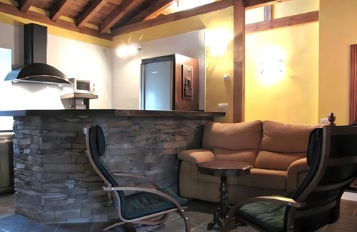 Almajano Apartamento | Habitación 'Habitación Doble Molino' con vistas a la montaña, terraza compartida y Wi-Fi