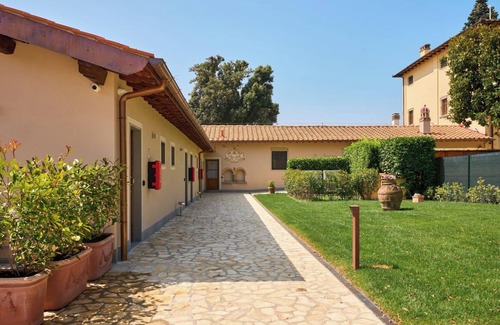 Borgo San Lorenzo Apartamento | Habitación 'Il Borghetto Lavanda' con jardín compartido, Wi-Fi y aire acondicionado