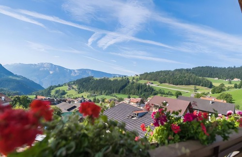 Meltina Apartamento | Habitación 'Klausthaler Zimmer 22' con vistas a la montaña, terraza compartida y Wi-Fi