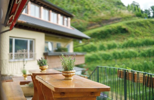 Glottertal Apartamento | Habitación 'Komfortzimmer 1' con vistas a la montaña, terraza compartida y Wi-Fi