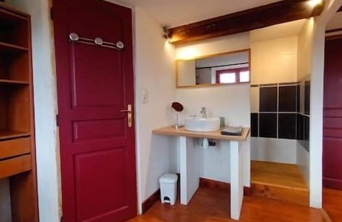 Cazals-des-Bayles Casa | Habitación Le Frêne, acceso a la piscina, vista de los Pirineos, cerca de Mirepoix