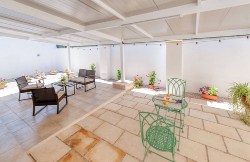 Cavallino Apartamento | Habitación 'San Giorgio Rooms 1' con terraza compartida, Wi-Fi y aire acondicionado.