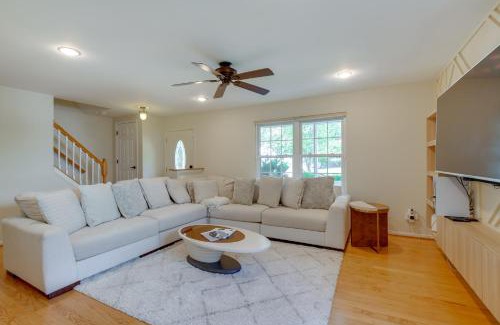 Maryland City Casa | Room to Work and Relax! Laurel Home with Office, Yard