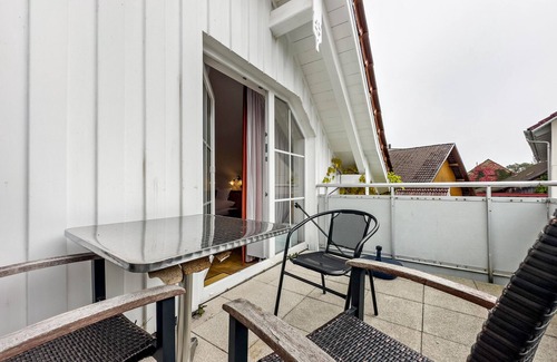 Nonnenhorn Apartamento | Habitación 'Zimmer 1' con vistas al lago, balcón y Wi-Fi