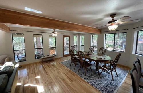 Pine Casa | Roomy 2-Bedroom Cabin with Patio and Loft