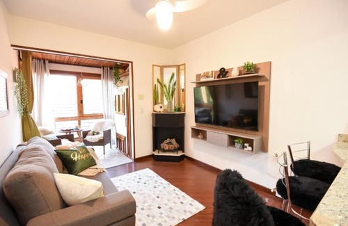 Gramado City Centre Apartamento | Rosa Morada das Hortênsias