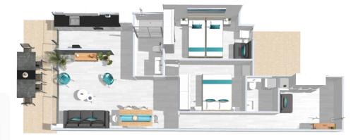 Centro de Roses Apartamento | Roses Apartments - Marivent (2rooms) Vistas frontales al mar