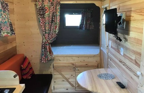 Perros-Guirec Cabina | Roulotte 11 m2 - 1 Schlafzimmer + Terrasse 7 m2 (Haustiere nicht erlaubt) 2 Personen
