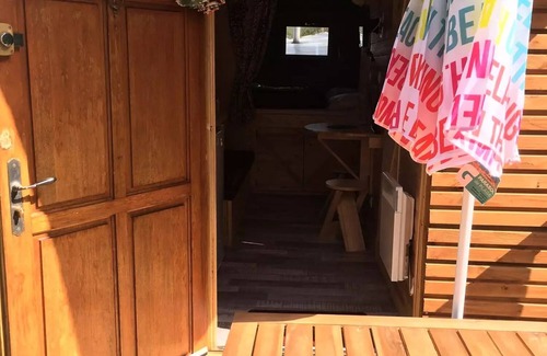 Perros-Guirec Cabina | Roulotte 11 m2 - 1 Schlafzimmer + Terrasse 7 m2 (Haustiere nicht erlaubt) 2 Personen
