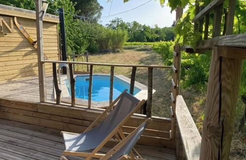 Roquemaure Casa | Roulotte du Moulin Saint Valentin