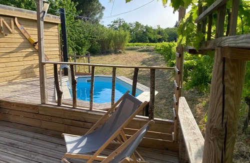 Roquemaure Casa | Roulotte du Moulin Saint Valentin