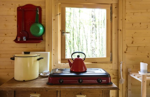 Sougeres-en-Puisaye Cabina | Roulotte en Bois Dans le Calme en Foret