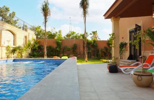 6th of October City Villa | Royal Mansion with private pool in sheikh zayed Compound families