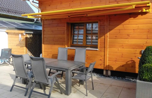 Schaprode Casa | Rügen Casa de Madera - 5 estrellas de lujo Villa con Boddenblick u. Barril-sauna