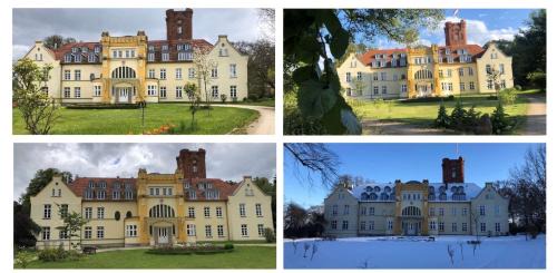 Lelkendorf Apartamento | Ruhig & Idyllisch - Schloss Lelkendorf - Maisonette-Apartment Ulrichshusen mit Dachterrrasse, Mecklenburger Seenplatte mit Dachterrasse, Nähe Ostsee