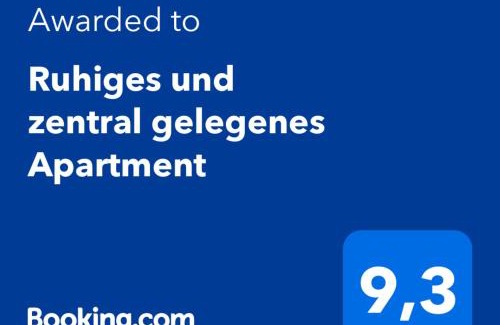 Rosenfeld Apartamento | Ruhiges und zentral gelegenes Apartment