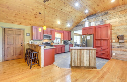 The Rock Casa | Rural Georgia Farmhouse Getaway w/ Porches, Views