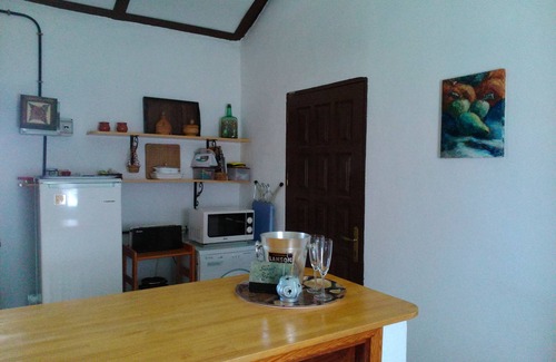 Valle Gran Rey Cabaña | Casa rústica, muy tranquila, con amplia terraza,vistas al mar.