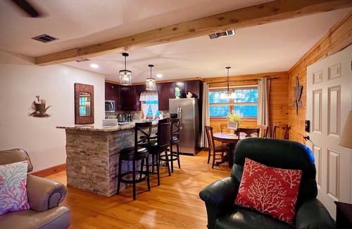 Atlantic Beach Casa | Rustic Beach Lodge, Treehouse Vibes, Half a Mile to the Ocean!