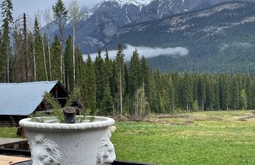 Golden Cabina | Rustic Beaverfoot Lodge Woodland Cabin