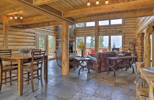 Quandary Village Cabina | Cabina rústica de Breckenridge con vistas a la bañera de hidromasaje y Mtn!