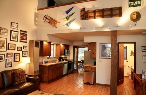 Yosemite West Cabina | Rustic cabin & loft inside Yosemite National Park with deck, views & fireplace