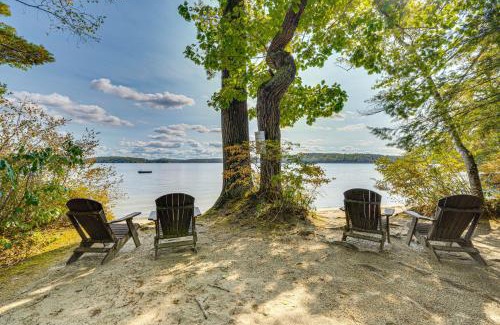 Holderness Casa | Rustic Cabin with Squam Lake Access and Fireplace!