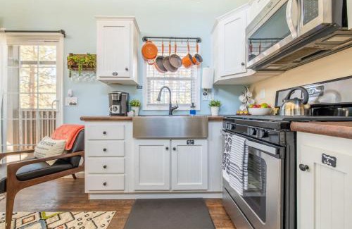 Woodland Park Apartamento | Rustic Escape Fireplace, BBQ Grill & Scenic Views