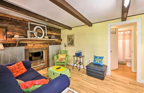 Seebert Casa | Rustic Hideaway with Fire Pit Less Than 1 Mi to River!