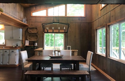 Cullowhee Casa | Rustic Modern Mountain Retreat w/ Awesome Lake Glenville view