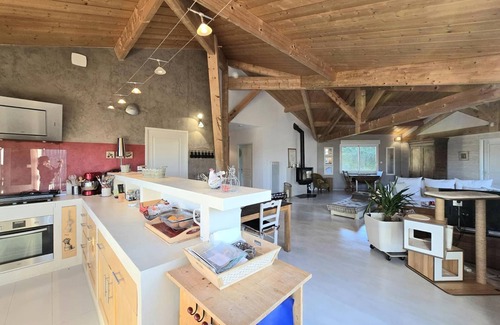 Montagrier Cabaña | Casa rural con piscina privada y jardín en Montagrier, Dordogne