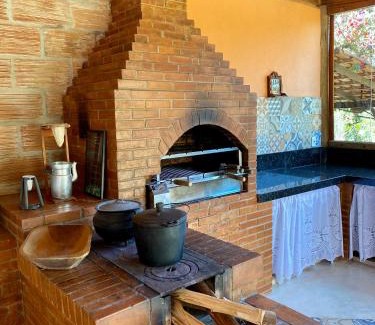 Alfredo Chaves Casa | Sítio Recanto dos Lagos piscina sauna e churrasqueira
