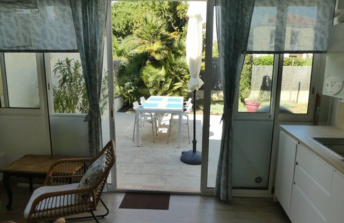 Les Sablettes Casa | Playa de Sablettes a 200m. Casita con terraza jardín