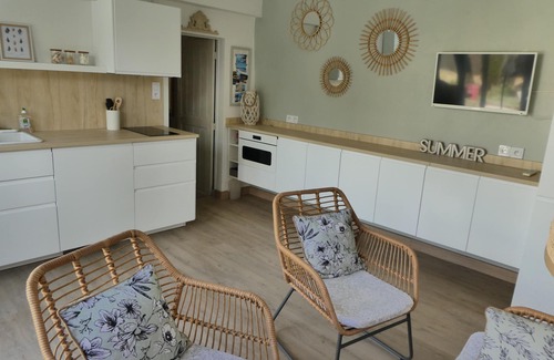 Les Sablettes Casa | Playa de Sablettes a 200m. Casita con terraza jardín