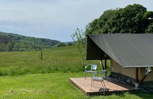 Borfink Apartamento | Safari Zelt mit 2 Bequemen Betten Incl. Bettzeug