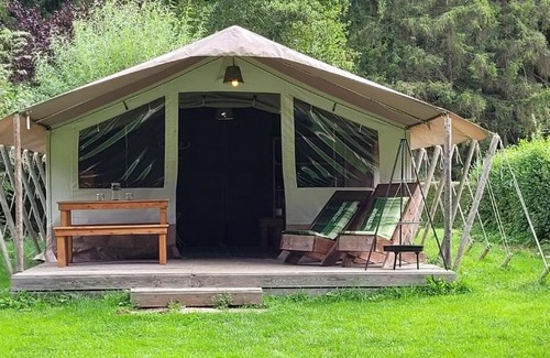 Schweppenhausen Apartamento | Safarizelt Camping Aumühle