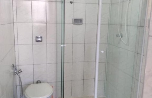 Sao Vicente Apartamento | Sala living vista mar Wi-fi e smart tv