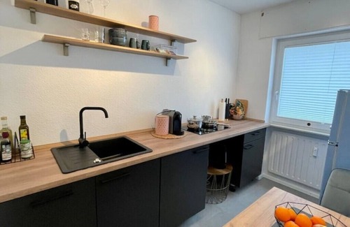 Sudweststadt Apartamento | Salier Blue, Zentrum Karlsruhe, Schick und Modern!
