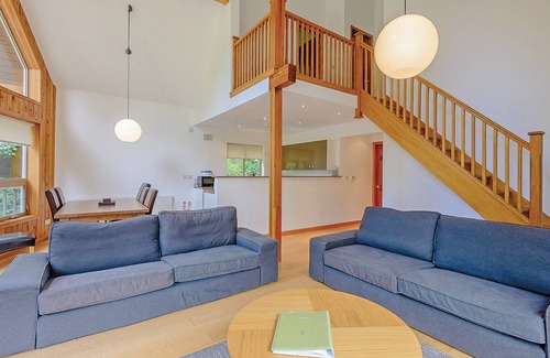 Llangollen Chalet De Esquí | Saltspring Lodge Log Burner