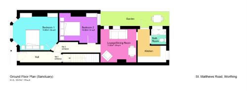 Worthing Apartamento | Sanctuary-by-Sea