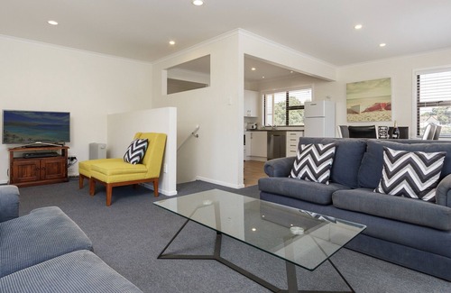Omanu Cabaña | Castillos de arena - Monte Maunganui Casa de vacaciones