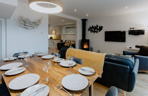 Croyde Cabaña | Casa de vacaciones moderna contemporánea de 3 dormitorios en Croyde