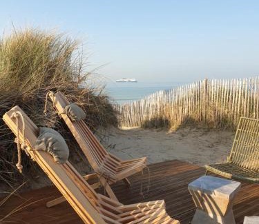 Bleriot-Plage Casa | sangatte " Les Terrasses" maison front de mer Les pieds dans l'eau pleine de charme Cap Blanc Nez Côte d'Opale